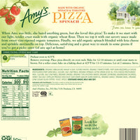 Amy's Spinach Pizza, Full Size, Frozen, 14oz