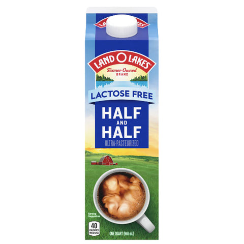 Land O Lakes Lactose-Free Half And Half, 32 oz.