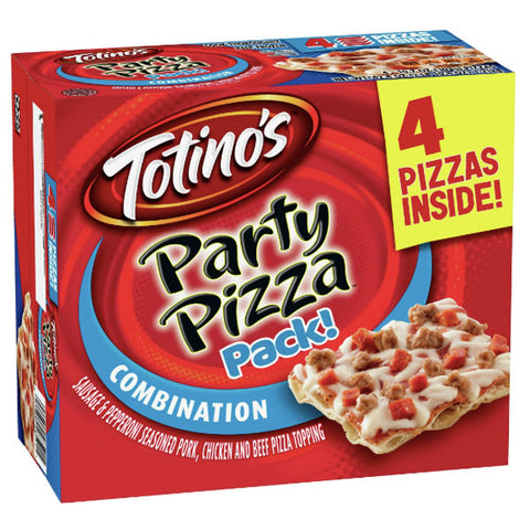 Totino's Original Crisp Crust Combo Frozen Pizza, 4 Count