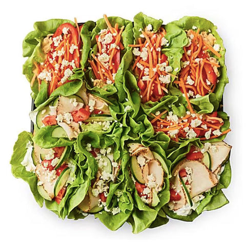 Boar's Head Mediterranean Style Veggie Lettuce Wrap, Platter Small (Serves 10)