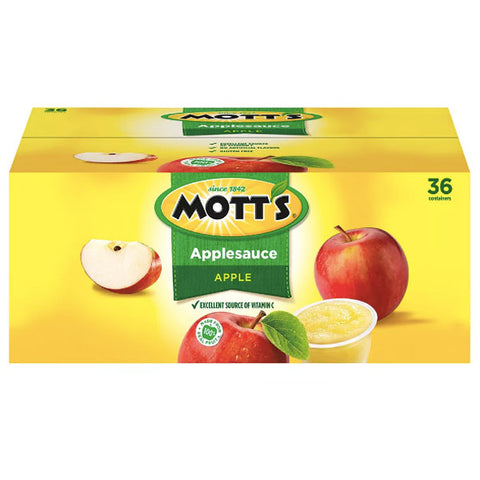 Mott's Applesauce Cups, Apple, 4 oz. 36 Count