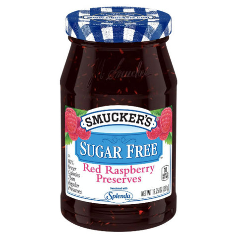 Smucker's Sugar Free Red Raspberry Preserves with Splenda Brand Sweetener, 12.75 oz