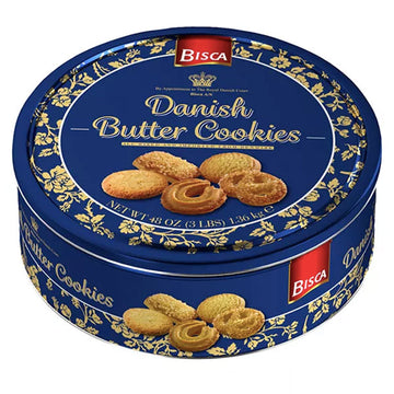 Bisca Danish Butter Cookies, 3 lb.