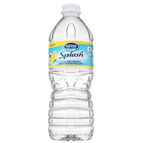 Nestle Splash Lemon Flavored Water, 16.9 Fl. Oz. 6 Ct - Water Butlers