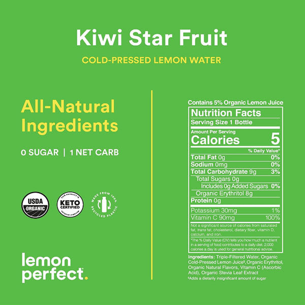 Cold Pressed Lemon Water - Just Water (12 Drinks / 12 Fl Oz. Per