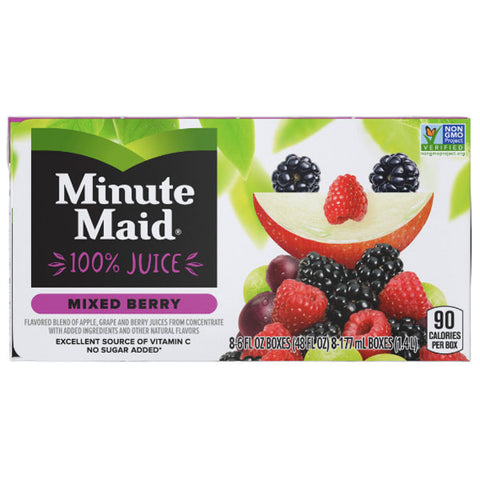 Minute Maid Mixed Berry Juice, 6 fl oz, 8 Ct