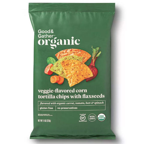 Good & Gather Organic Veggie Tortilla Chips, 10oz