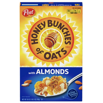 Honey Bunches of Oats with Crispy Almonds Cereal, 18 oz.