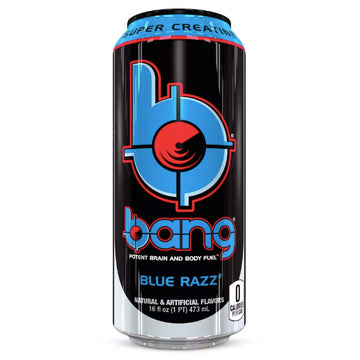 Bang Blue Razz Energy Drink, 16 fl oz