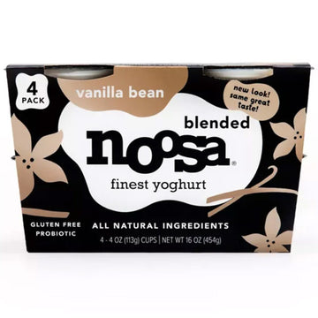 Noosa Vanilla Yogurt, 4oz, 4 Count