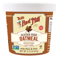 Bob's Red Mill, Oatmeal Cup, Brown Sugar & Maple, 2.15 oz