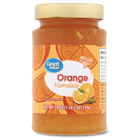 Great Value Orange Marmalade, 18 oz