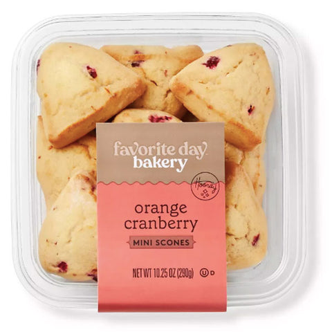 Favorite Day™ Pastry Mini Orange Cranberry Scones, 10.25oz