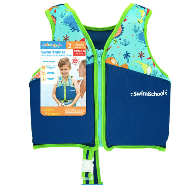 SwimSchool Youth Swim Training Vest Shark and Octopus Small-Medium, Ages  2-4 Years