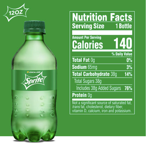 Sprite Lemon Lime Soda Pop, 12 fl oz, 8 Pack