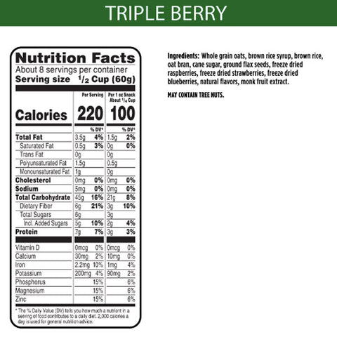 Bear Naked Triple Berry Granola Cereal, 16.5 oz