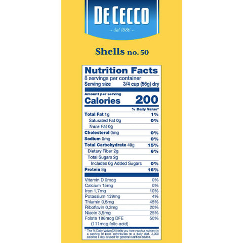 De Cecco Small Shells, 1 lb