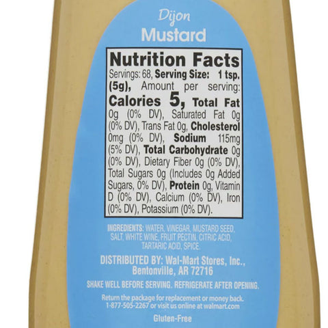 Great Value Squeeze Bottle Dijon Mustard, 12 oz