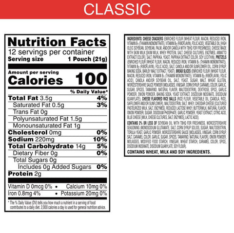 Cheez-It Classic Snack Mix, 9 oz, 12 Count