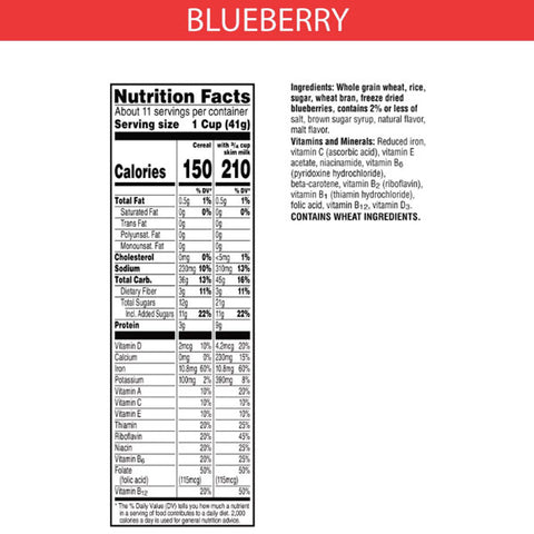 Kellogg's Special K Blueberry Cold Breakfast Cereal, 16.9 oz