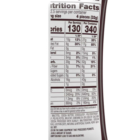 Hershey's Sugar Free Chocolate Candy Bars, Individually Wrapped, 3 Oz