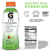 Gatorade G Fit Cherry Lime Sports Drink, 16.9 fl oz