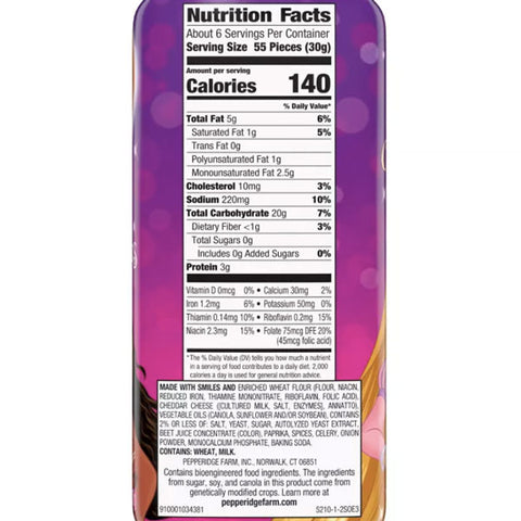 Pepperidge Farm Goldfish Princess Cheddar Crackers, 6.6oz