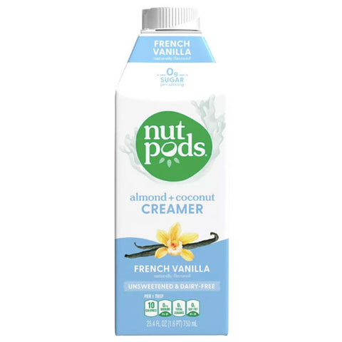 Nutpods Unsweetened French Vanilla Creamer, 25.4 fl oz