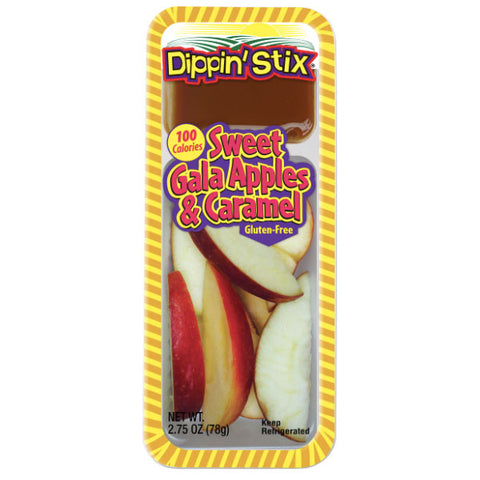 Dippin' Stix Sweet Gala Apples & Caramel, 2.75 oz, 5 Count - Water Butlers