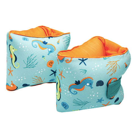 SwimSchool Multi-Color Child Arm Pool Inflatable Floaties, Size Medium/Large, Unisex, (40-80 lbs.)