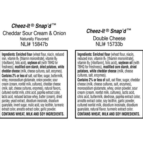 Cheez It Snap'd Multipack, 42 Count