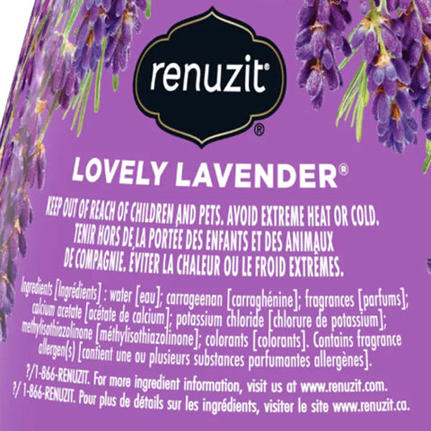 Renuzit Adjustable Solid Gel Air Freshener Cone, Lovely Lavender, 7 oz