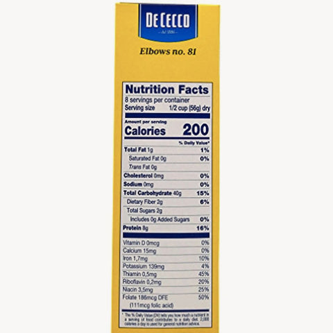 De Cecco Elbows Pasta, 1 lb