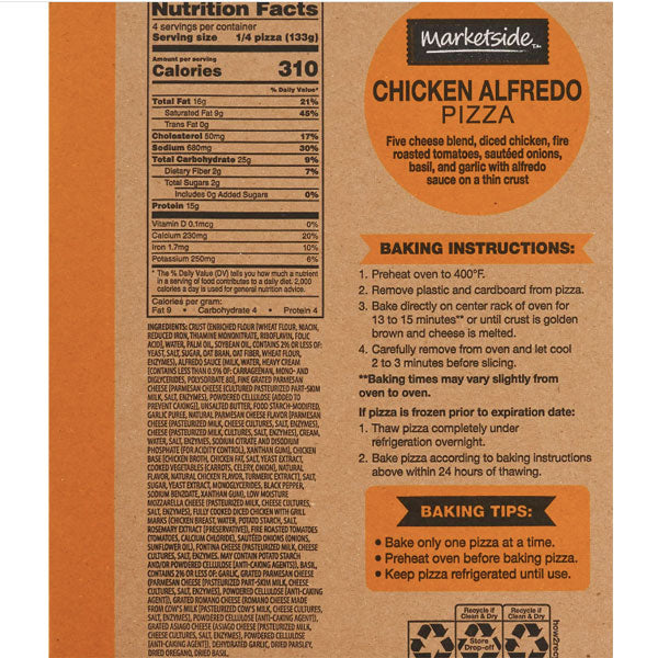 Marketside Ultimate Meat Pizza, Traditional Crust, Marinara Sauce, Extra  Large, 16 inch (Fresh)
