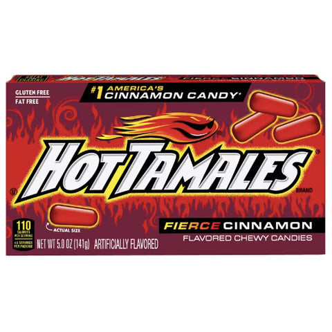 Hot Tamales Fierce Cinnamon Chewy Candy, 4.5 oz.