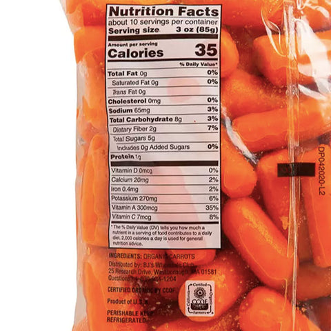 Wellsley Farms Organic Baby Cut Carrots, 2 lbs.