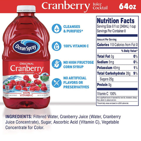 Ocean Spray Cranberry Juice, 101.4 Fl Oz