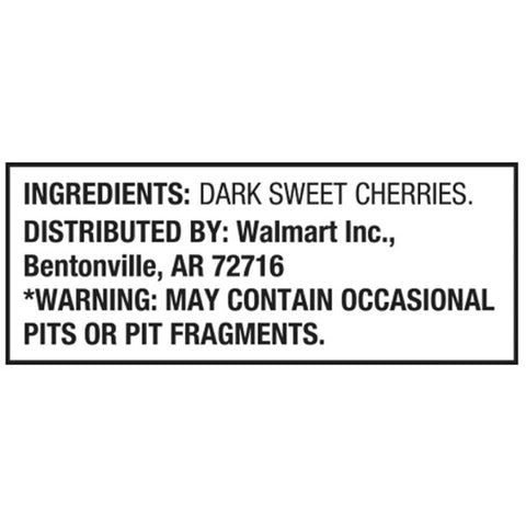 Great Value Frozen Pitted Dark Sweet Cherries, 40 oz