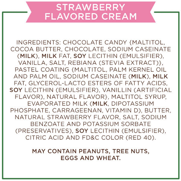 Russell Stover Sugar Free Strawberry Cream with Stevia 3 oz Russell Stover Sugar Free Strawberry Cream with Stevia 3 oz