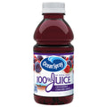 Ocean Spray 100% Juice, Cranberry Concord Grape, 10 Fl Oz, 6 Count - Water Butlers