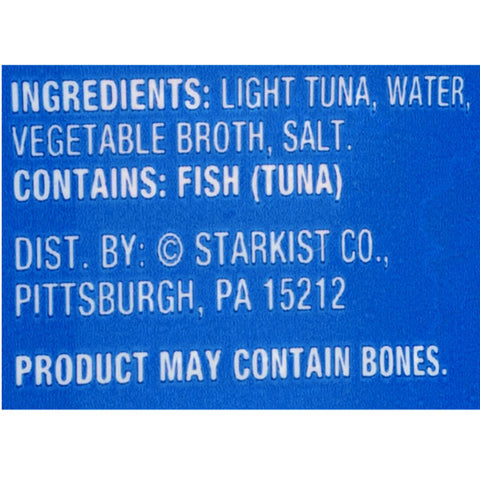 StarKist Chunk Light Tuna in Water, 5 Oz, 4 Count