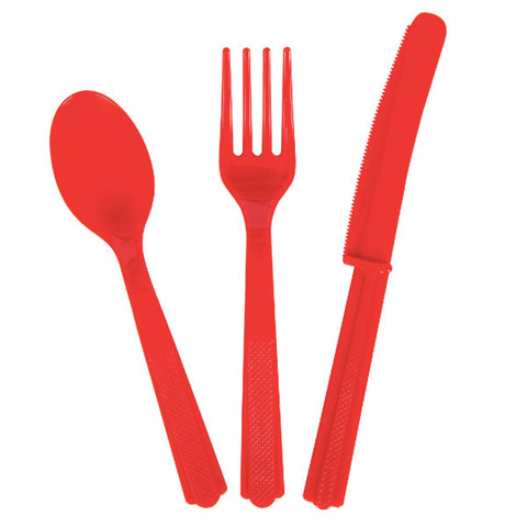 Way To Celebrate! Plastic Cutlery Set for 8, 24 Count