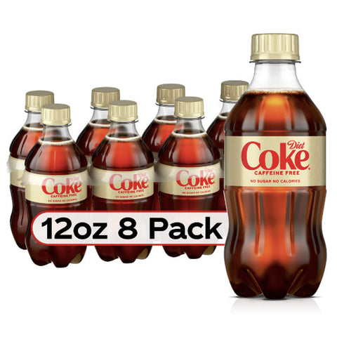 Diet Coke Caffeine Free Soda Pop, 12 fl oz, 8 Pack