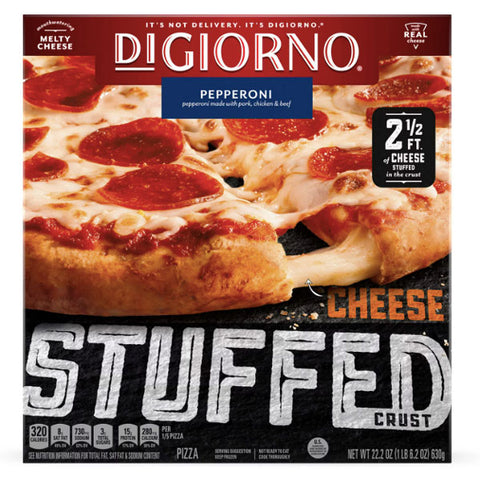 Digiorno Stuffed Crust Pepperoni Frozen Pizza, 22.2 oz