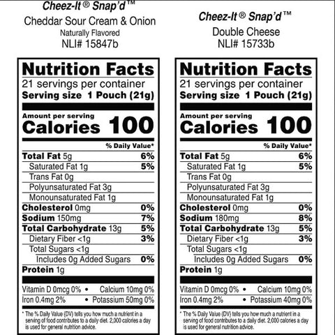 Cheez It Snap'd Multipack, 42 Count