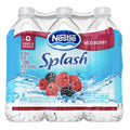 Nestle Splash Wild Berry Flavored Water, 16.9 Fl. Oz. 6 Ct
