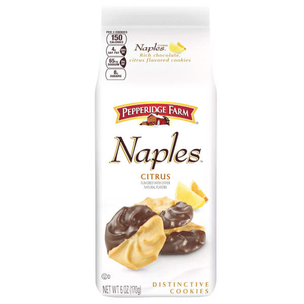 Pepperidge Farm Naples Citrus Cookies, 6oz - Water Butlers
