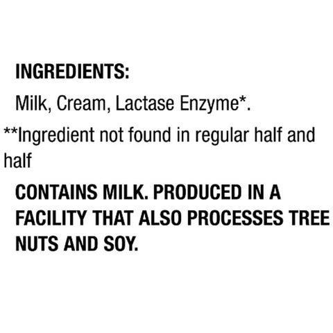 Land O Lakes Lactose-Free Half And Half, 32 oz.