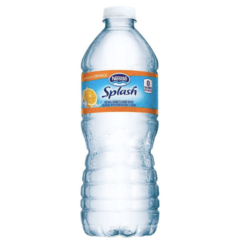 Nestle Splash Mandarin Orange Flavored Water, 16.9 Fl. Oz. 6 Ct - Water Butlers