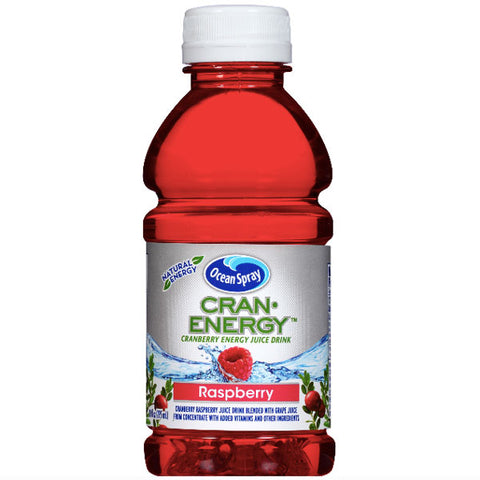 Ocean Spray Cran Energy Raspberry Juice, 10 Fl. Oz, 6 Count - Water Butlers